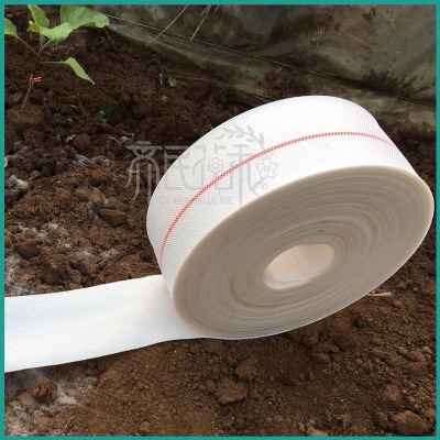 温室大棚滴灌系统专用耐磨耐高压3寸pe编织白色滴灌带主管带
